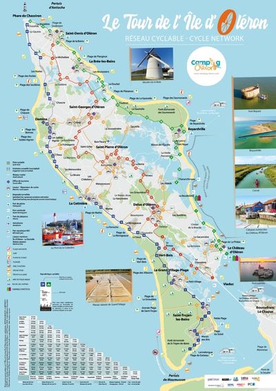 carte pistes cyclables vélo AOHPA
